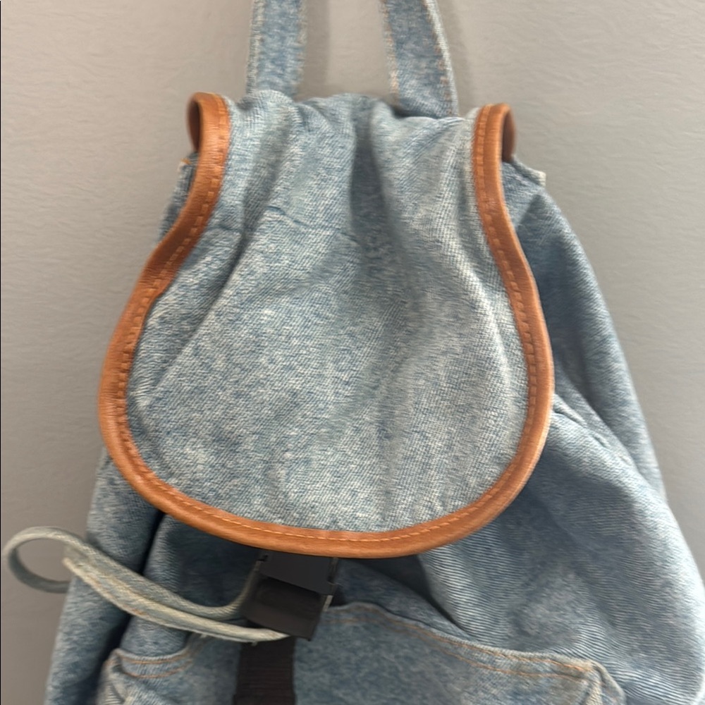 Disney Blue and Brown Backpack with Classic Design - Picture 4 of 12
